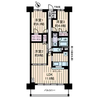 フォレストフローラ【4階】の間取り