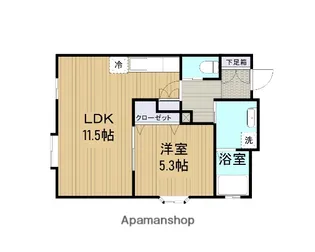 モンレーブ森野【202号室】の間取り