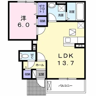 ROSE OF SHARON【1階】の間取り
