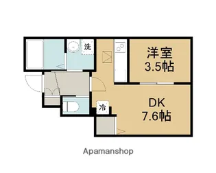 サニーサイドヒルズ【105号室】の間取り