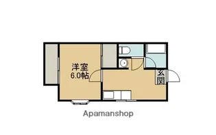 コーポ松葉【2階】の間取り