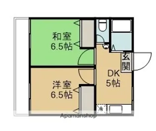 学園ハイムⅠ【1階】の間取り
