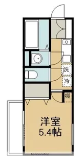 ヒルズ鶴川【201号室】の間取り