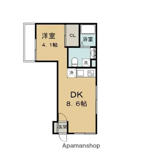 メゾン雅【105号室】の間取り