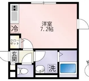 ラシェリール【1階】の間取り