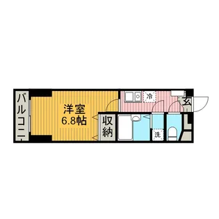 フォルトゥーナ立木【3階】の間取り