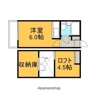 エンタープライズパート1【201号室】の間取り