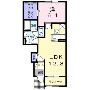 サンリットガーデン【1階】の間取り