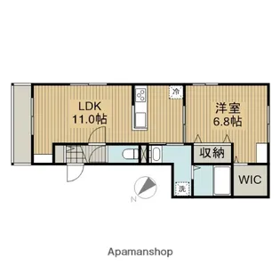 神奈川県大和市鶴間2丁目【マンション】の間取り