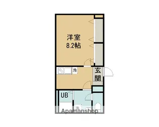 タウンフィールドⅡ A【3階】の間取り