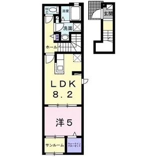 コンジュニム【2階】の間取り