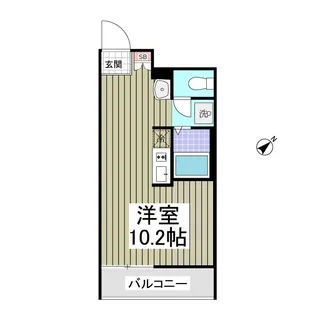 MQUARTO矢部【1階】の間取り
