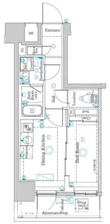 ラフィスタ町田【9階】の間取り
