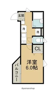 タウンフィールドⅡ−B【2階】の間取り