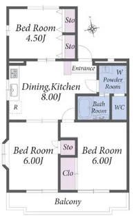神奈川県相模原市南区上鶴間本町1丁目【マンション】の間取り