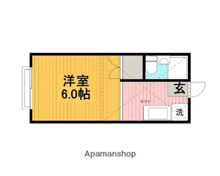 レジデンス八番館【206号室】の間取り