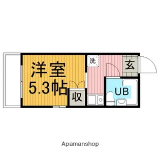 ハピネス中町【2階】の間取り