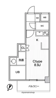 JMF RESIDENCE 町田【3階】の間取り