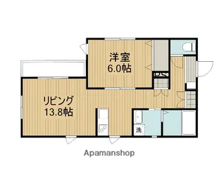 ボヌールシュエットノール【202号室】の間取り