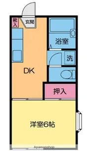 ヴィラ川島A【1階】の間取り