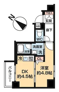 L’AVENIR町田【5階】の間取り