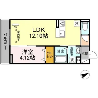 アーリントンハイツ矢部【2階】の間取り