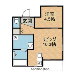 GIRASOLE NAKAMACHI【2階】の間取り