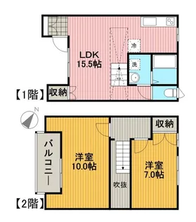 フェリーチェハウス町田【1階】の間取り