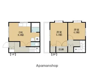 グリーンヒルズ玉川学園A【101号室】の間取り