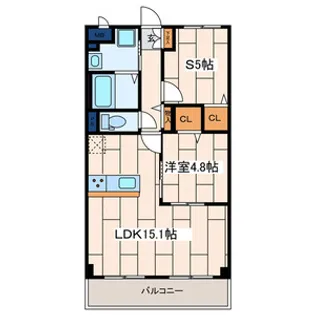 タウラス クレイン【1階】の間取り