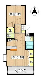 コモド【4階】の間取り