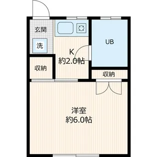 コーポ雅【1階】の間取り