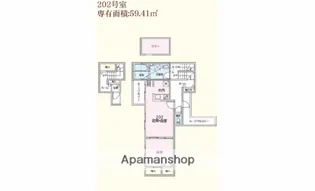 グランオネスト中町【2階】の間取り