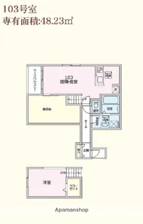 グランオネスト中町【1階】の間取り