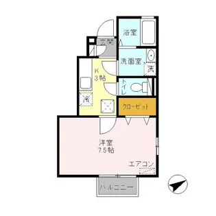 ファミネス III【1階】の間取り