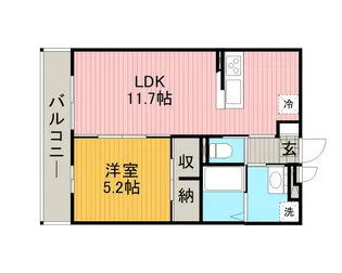 リブリ・アイリス【2階】の間取り
