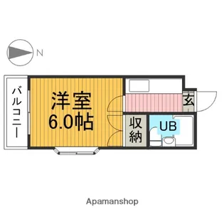メゾンリストワール【1階】の間取り