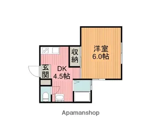 ニューサンフジ【203号室】の間取り