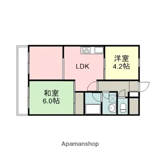ライオンズマンション町田南【4階】の間取り