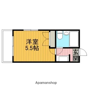 神奈川県大和市中央林間5丁目【マンション】の間取り