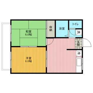 エステートSK1【2階】の間取り