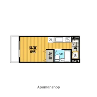 エステート中島【206号室】の間取り
