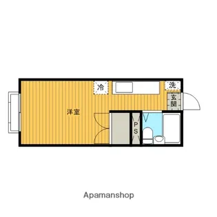 エステート京塚【202号室】の間取り