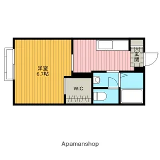 VERDE玉川学園B【2階】の間取り