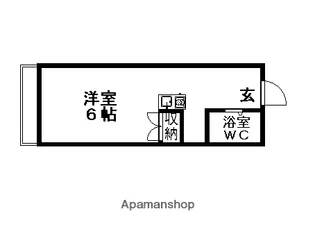 アップルハウス町田8B【203号室】の間取り