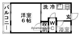 ビクトリアミューズ【2階】の間取り