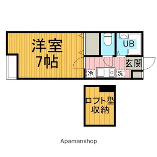 パレス原町田【102号室】の間取り