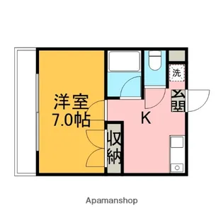パレスヒルズ【3階】の間取り