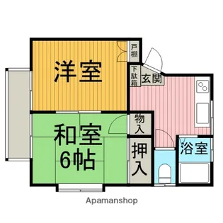 ビックバレー旭【2A号室】の間取り