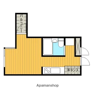 町田リバーサイドハウス【303号室】の間取り